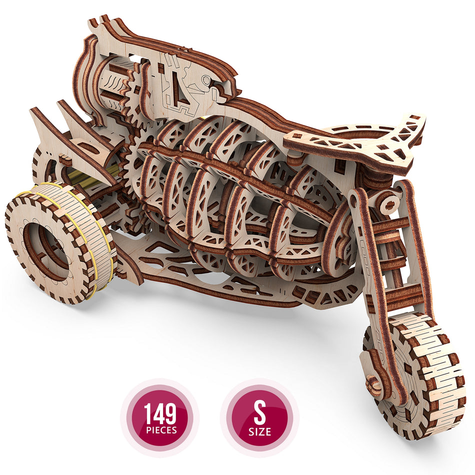 Mr. Playwood Mechanical Machine "Starbike" 10104