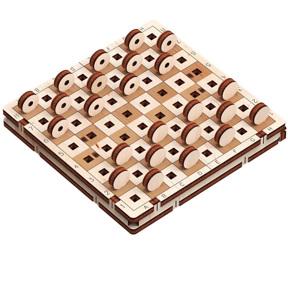 Mr. Playwood Game Checkers 10307