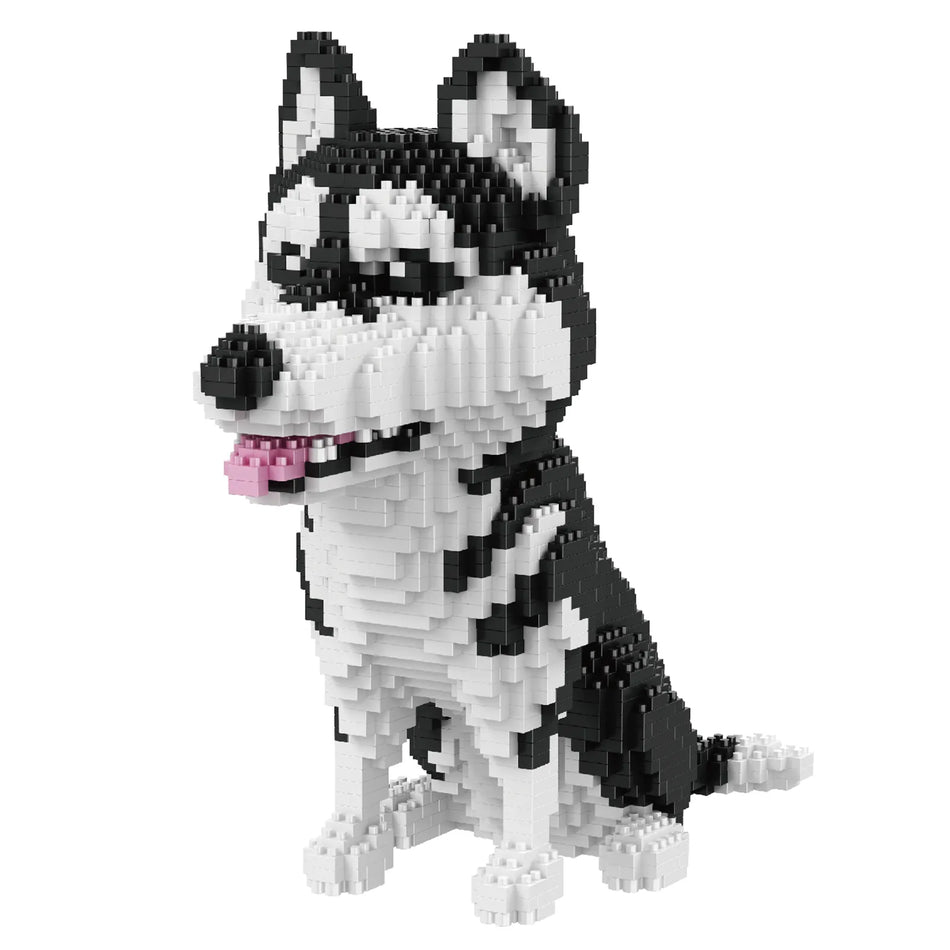 Productfoto van de Balody miniblocks grote husky