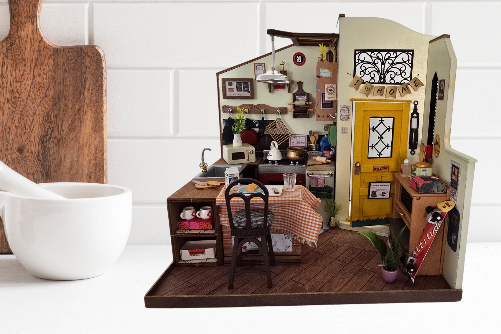 Bouw mee met meester Max en parkeer je skateboard in de Cozy kitchen