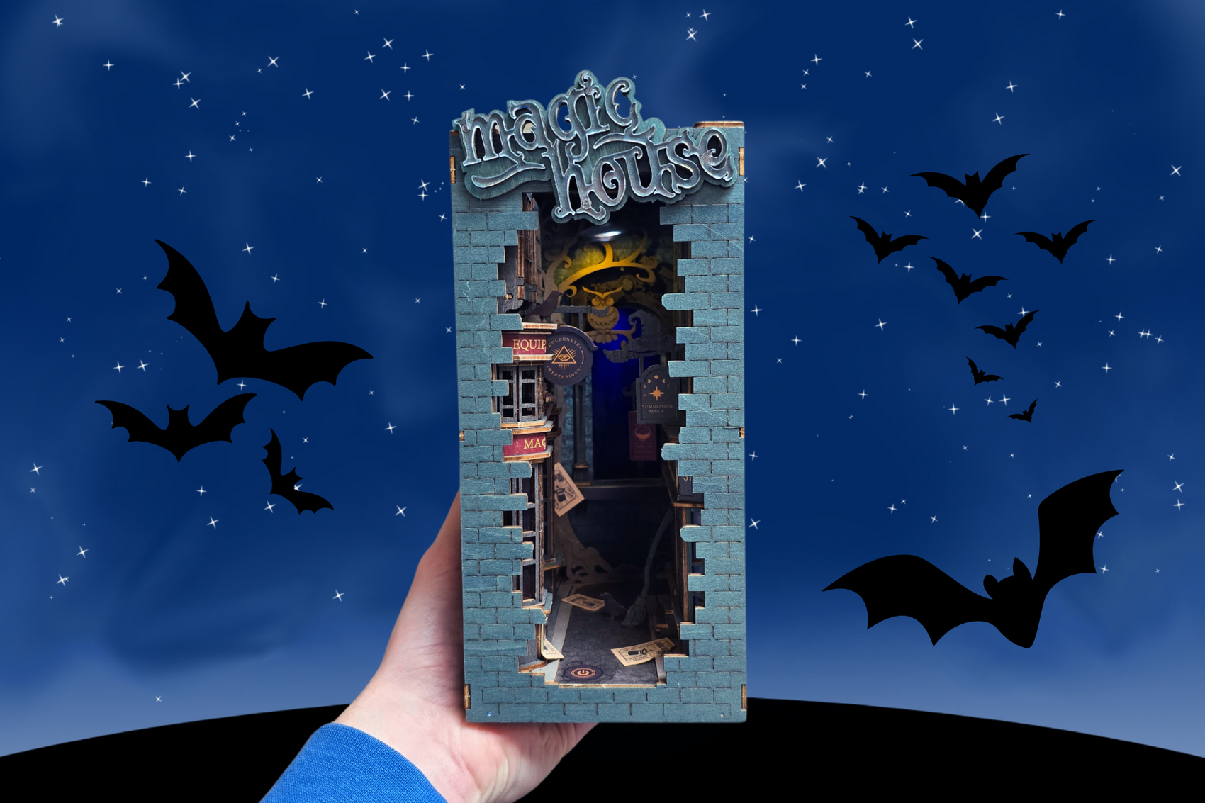 Bouw mee met meester Max: book nook Magic House – pure magie in miniatuur!