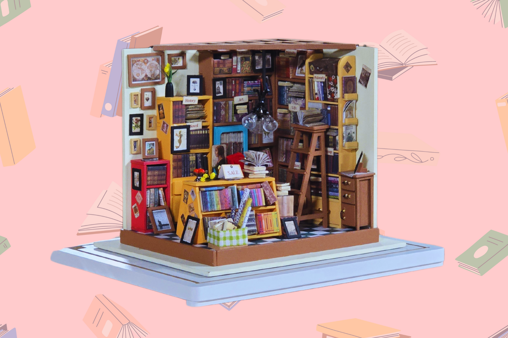 Bouw mee met meester Max – Sam's Study: een mini-bibliotheek vol gezelligheid!