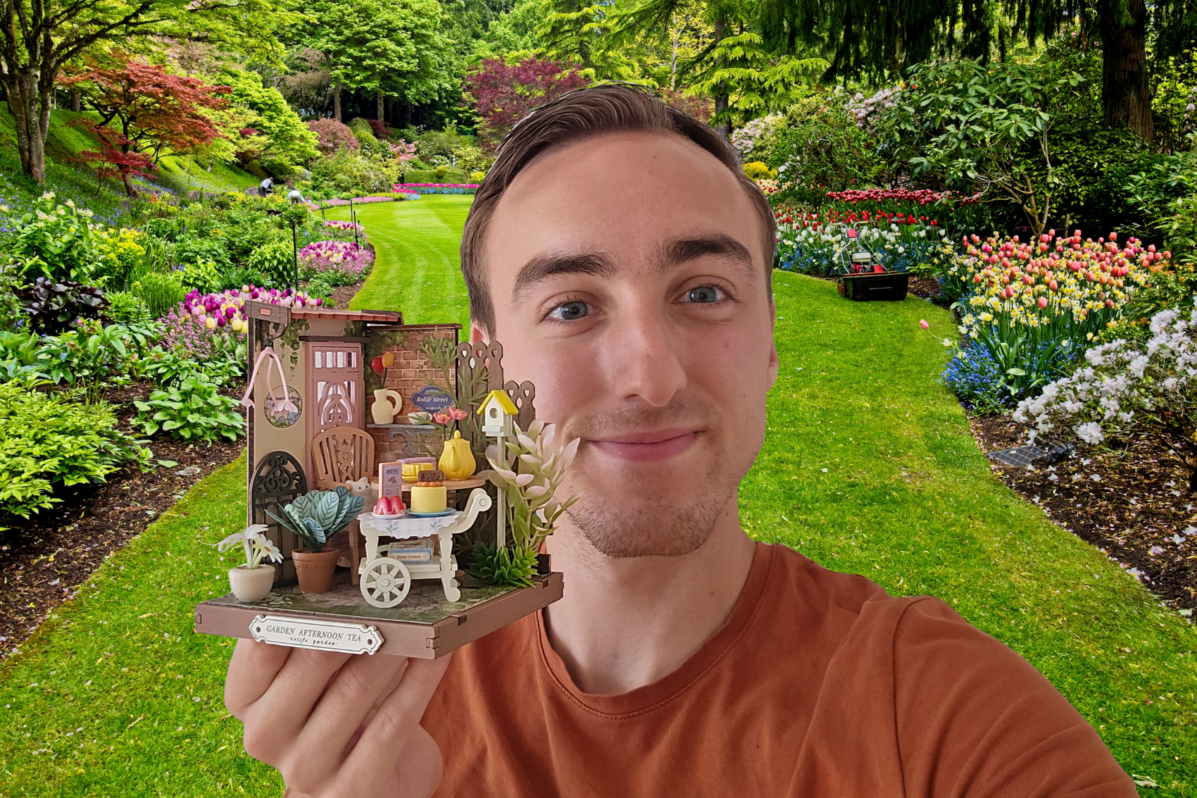 Bouw mee met meester Max! Het theetuintje waar je wel een bakkie kan gaan doen