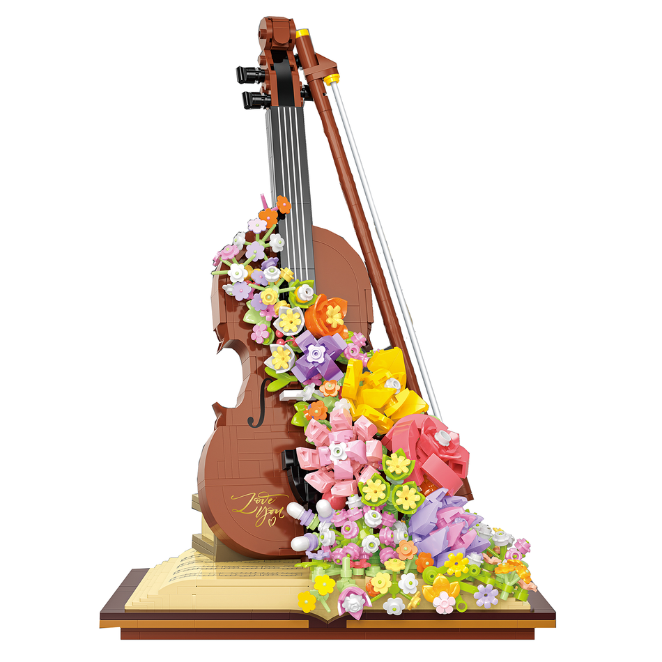 Balody Viool met Bloemen 21228