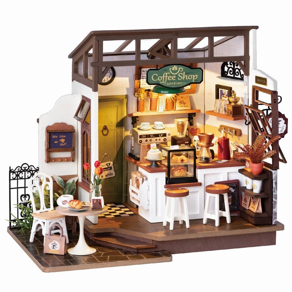 Cuteefun Modelhuis miniatuur voor beginners om te bouwen, doe-het-zelf, miniatuur poppenhuis, hout, in set met stofdichte meubels en gereedschap, knutselcadeau (ontspanningsmoment Cuteefun Modelhuis miniatuur voor beginners om te bouwen, doe-het-zelf, miniatuur poppenhuis, hout, in set met stofdichte meubels en gereedschap, knutselcadeau (ontspanningsmoment