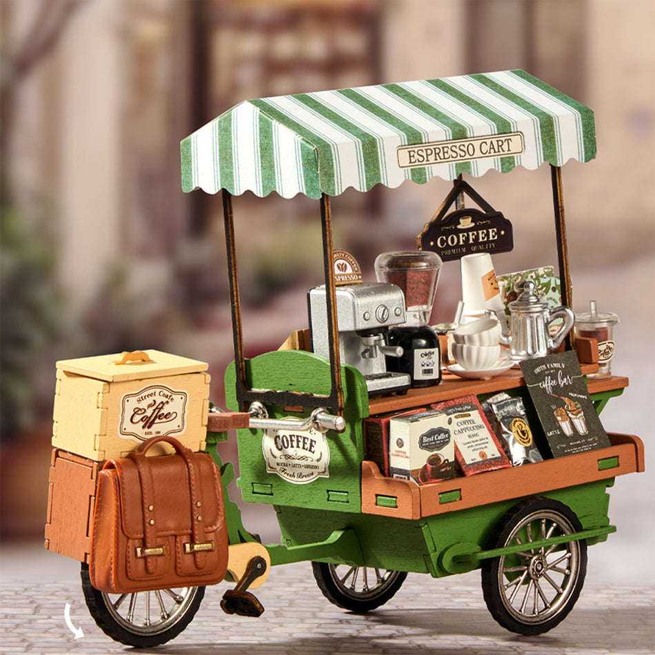 Robotime Aromatic Coffee Cart DG182