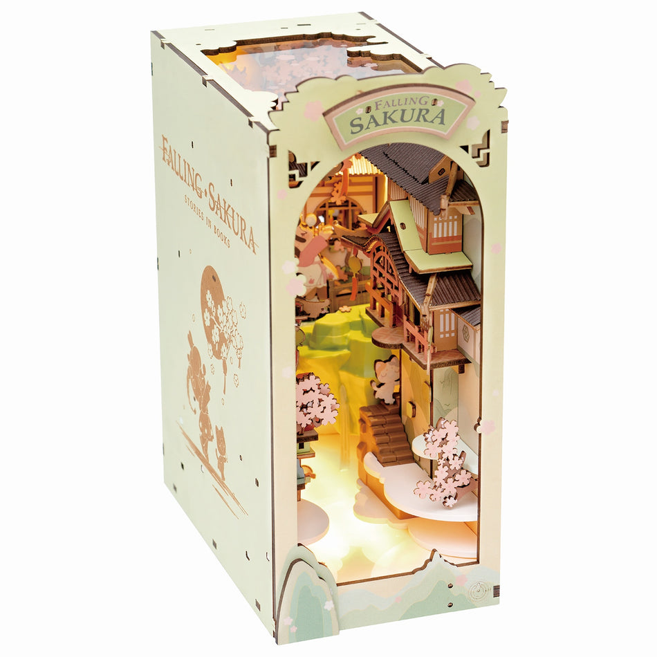 Robotime Book Nook Falling Sakura TGB05