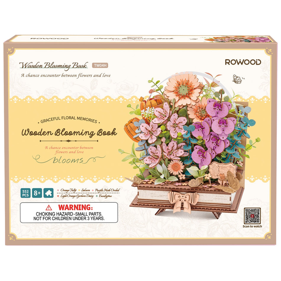 Robotime Wooden Blooming Book TW04H