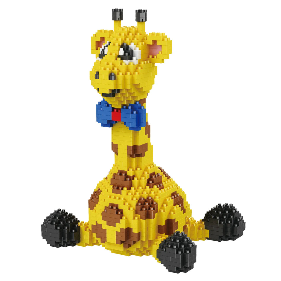 Productfoto van de Balody miniblocks zittende giraffe