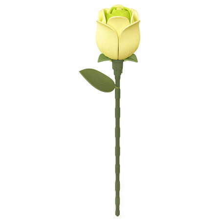 Productfoto van de Robotime Green Rose, kunststof bouwpakket van een groene roos