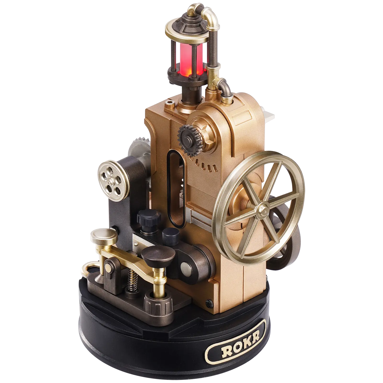 Productfoto van de Robotime Morse Telegraph, modelbouwpakket van een elektrische telegraaf