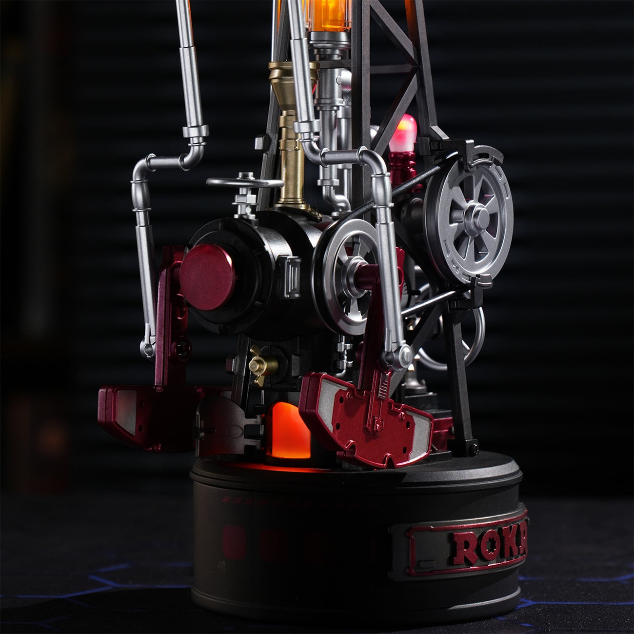 Details aan de zijkant van de Robotime Oil Extractor