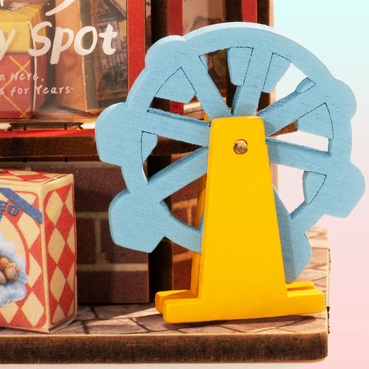 Klein reuzenrad speelgoed in de Robotime Whimsy Toy Shop